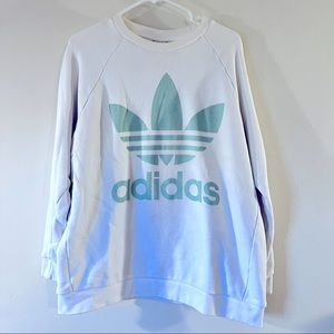 Adidas Vintage White Sweater (L)